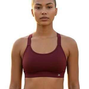 Elegant Maroon Sports Bra for Women